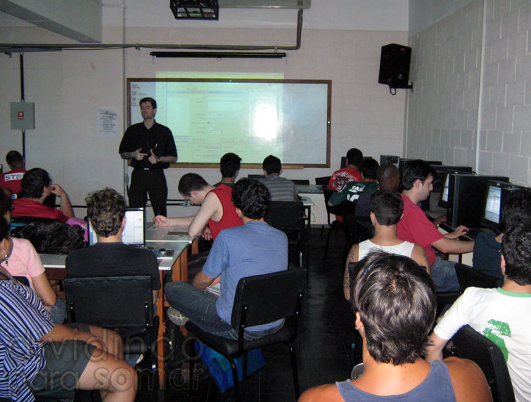 Minicurso: Laboratório Prático de Flash, com o professor Alexandre Sobrino (07/11/2009)